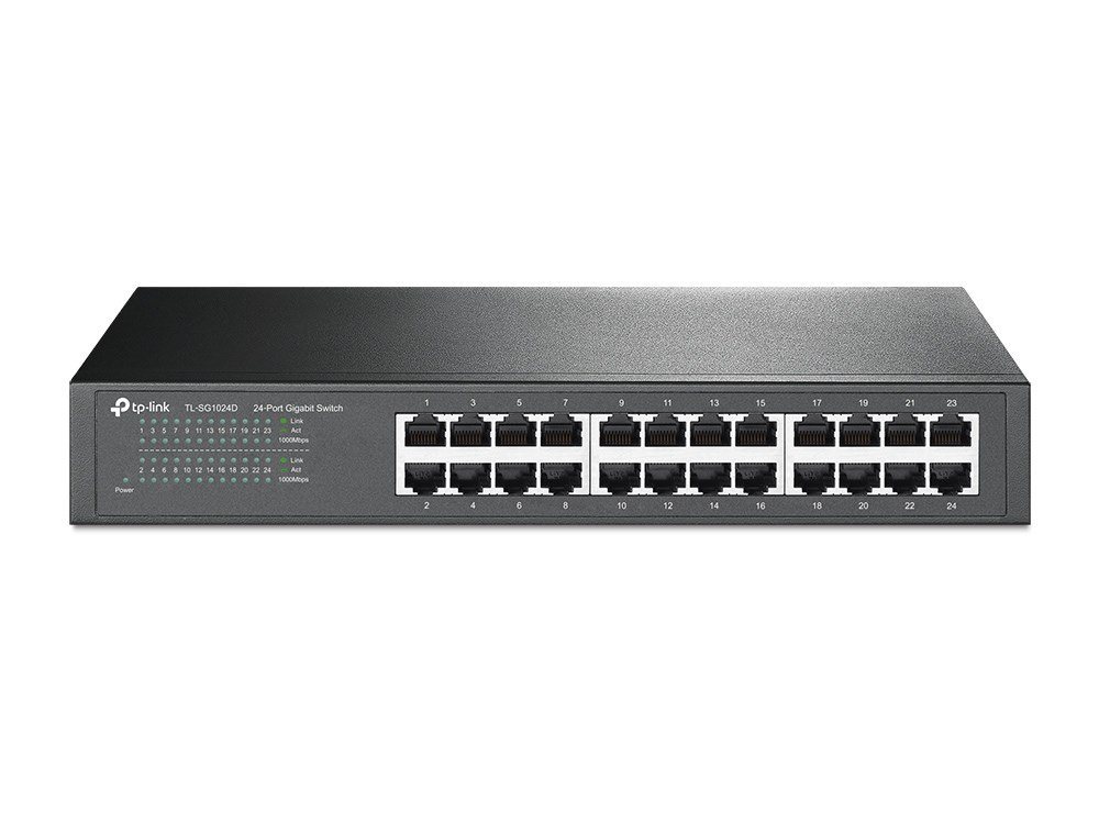 tp-link TP-Link TL-SG1024D 24x 10/100/1000 Rack montierbar Netzwerk-Switch tp-link TP-Link TL-SG1024D 24x 10/100/1000 Rack montierbar Netzwerk-Switch von tp-link