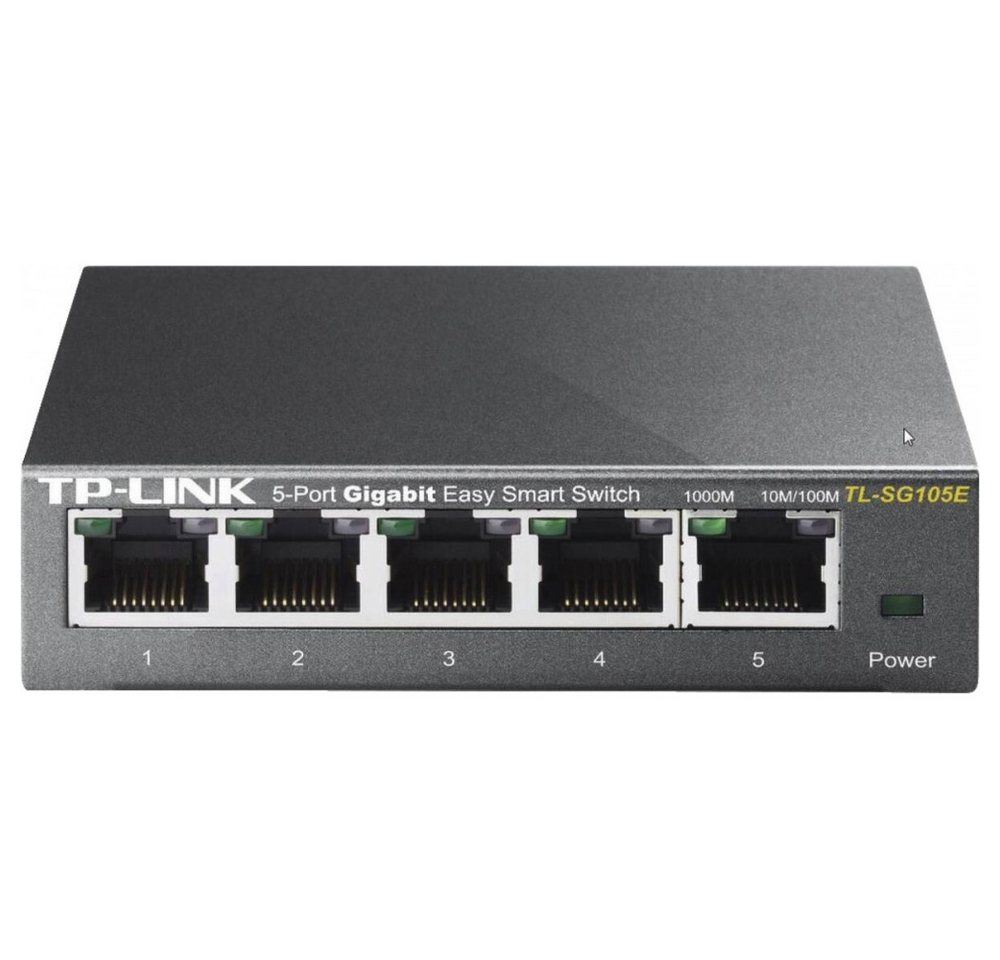 tp-link TP-Link TL-SG105E 5-Port-Gigabit-Switch für Netzwerke. WLAN-Router, Energieeffiziente Green IT tp-link TP-Link TL-SG105E 5-Port-Gigabit-Switch für Netzwerke. WLAN-Router, Energieeffiziente Green IT von tp-link