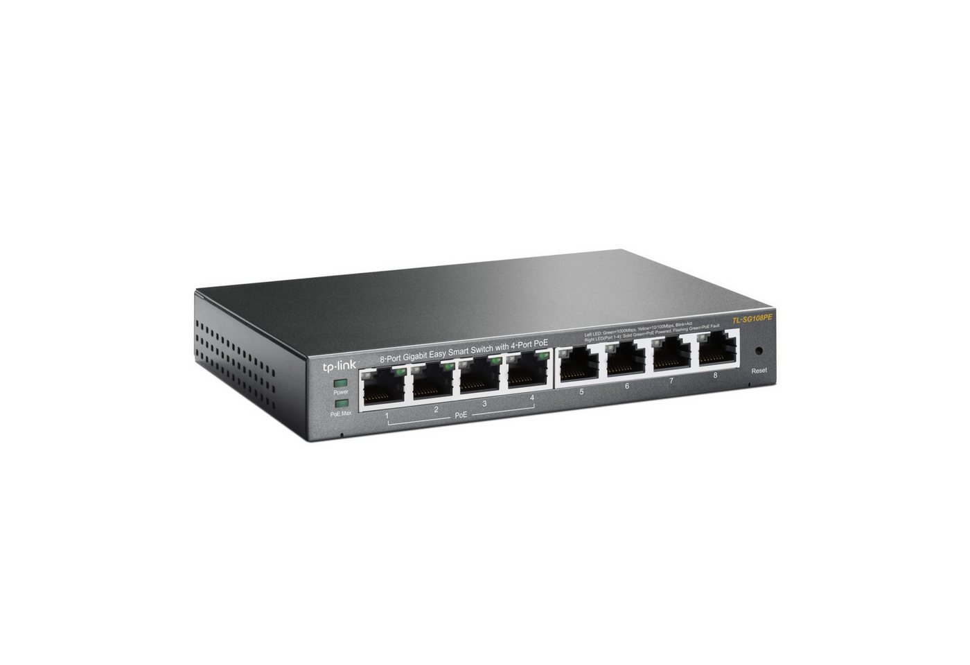 tp-link TP-Link TL-SG108PE: 8-Port Gigabit Switch mit 4 Netzwerk-Switch tp-link TP-Link TL-SG108PE: 8-Port Gigabit Switch mit 4 Netzwerk-Switch von tp-link