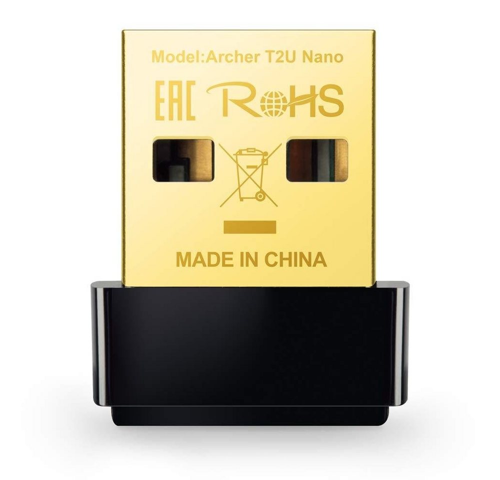 tp-link WLAN-Adapter ARCHER T2U Nano, AC600, Nano USB, Dual Band, USB 2.0, High Speed Wireless Stick tp-link WLAN-Adapter ARCHER T2U Nano, AC600, Nano USB, Dual Band, USB 2.0, High Speed Wireless Stick von tp-link