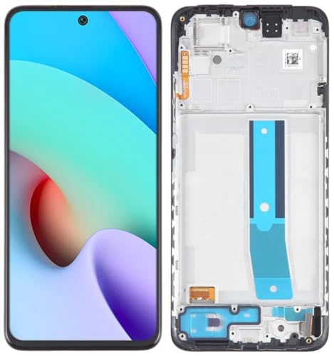 tradebit LCD-Display und Touchscreen, Ersatzbildschirm für Xiaomi Redmi Note 11 (OLED) mit Rahmen, Ersatzteil von tradebit