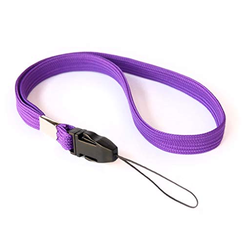 trage.band® Handgelenk-Trageband/Handschlaufe mit Klickverschluss, 50 St. lila von trage.band