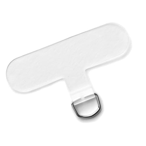 trage.band® Lanyard Pad: universelle Smartphone-Halterung zur Platzierung unter der Schutzhülle, transparent von trage.band