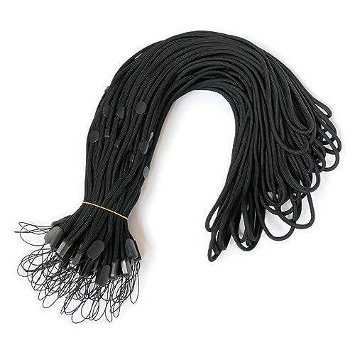 trage.band® Robustes verstellbares langes Trageband/Umhängeband, 50 St. schwarz von trage.band