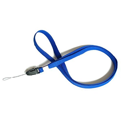 trage.band® Umhängeband/Trageband/Schlaufe mit Klickverschluss (5 St. blau) von trage.band