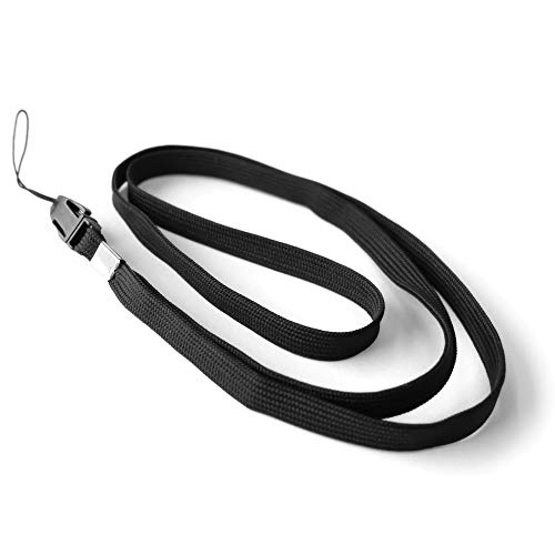 trage.band® Umhängeband/Trageband/Schlaufe mit Klickverschluss, 50 St. schwarz von trage.band
