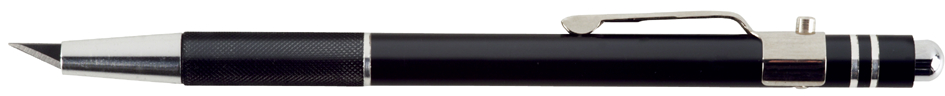 transotype Druckknopfmesser De Luxe, schwarz, Länge: 140 mm von transotype