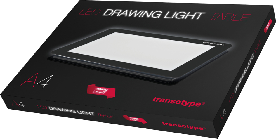 transotype LED-Leuchttisch , DRAWING LIGHT TABLE, , DIN A3 von transotype
