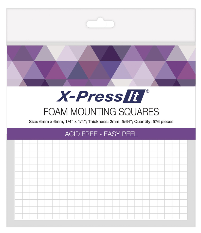 transotype X-Press It Montage-Schaumklebequadrate, 6 mm von transotype