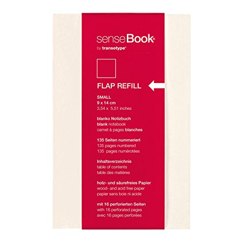 transotype senseBook FLAP REFILL, small - ca. A6, blanko weitere Varianten auswählbar, für das senseBook FLAP zum wieder Auffüllen transotype senseBook FLAP REFILL, small - ca. A6, blanko weitere Varianten auswählbar, für das senseBook FLAP zum wieder Auffüllen von transotype