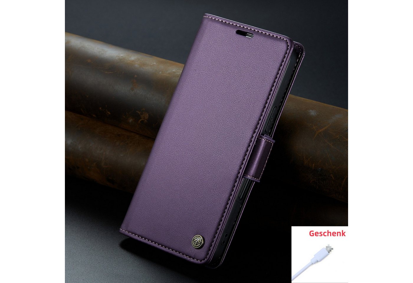 trends for living Handyhülle Anti-Diebstahl Bürste Handy Hülle für Samsung S23 FE Ultra S23 Plus trends for living Handyhülle Anti-Diebstahl Bürste Handy Hülle für Samsung S23 FE Ultra S23 Plus von trends for living