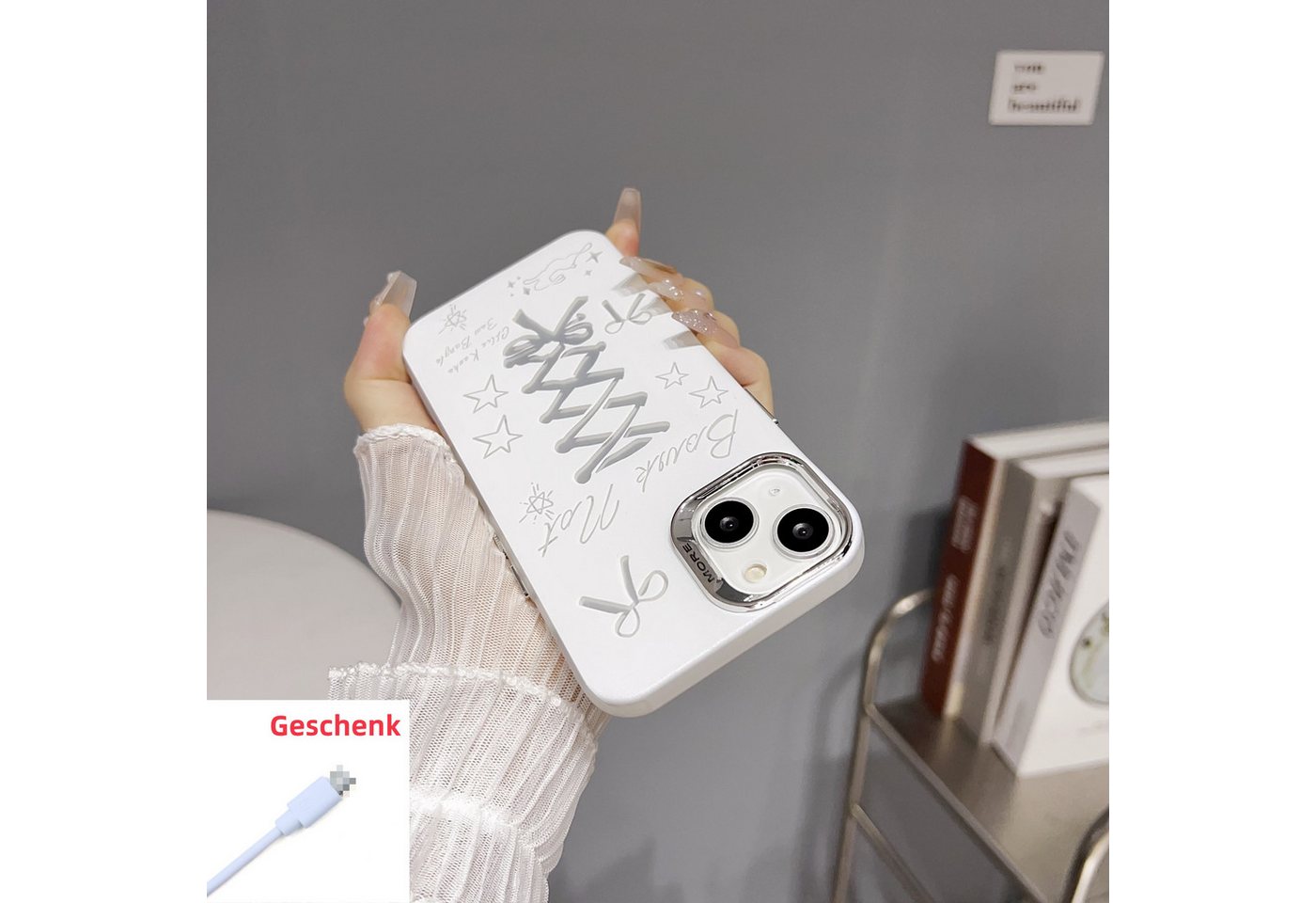 trends for living Handyhülle Fliege Hülle für iPhone 13 14 15 Pro Max Plus Handy Schutz Cover TPU trends for living Handyhülle Fliege Hülle für iPhone 13 14 15 Pro Max Plus Handy Schutz Cover TPU von trends for living