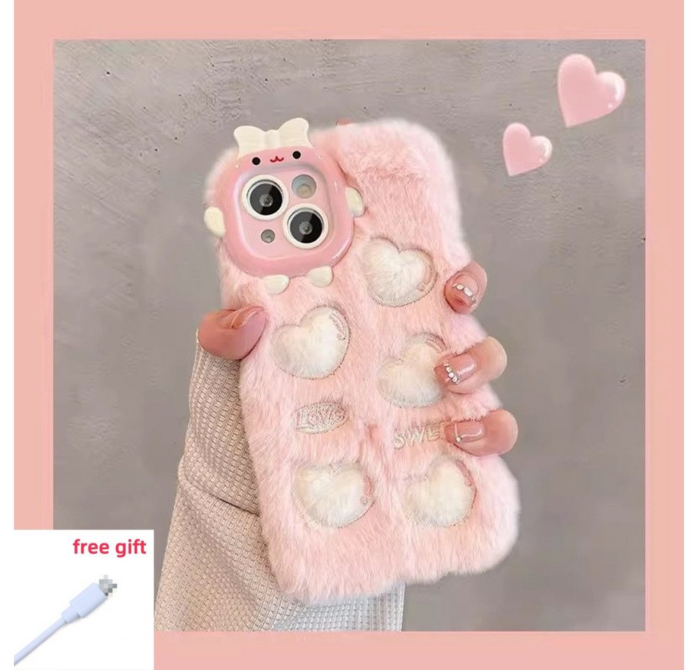 trends for living Handyhülle Fliege Plüsch TPU Schutz Case Cover Für iPhone 15 14 13 Pro Max Plus trends for living Handyhülle Fliege Plüsch TPU Schutz Case Cover Für iPhone 15 14 13 Pro Max Plus von trends for living