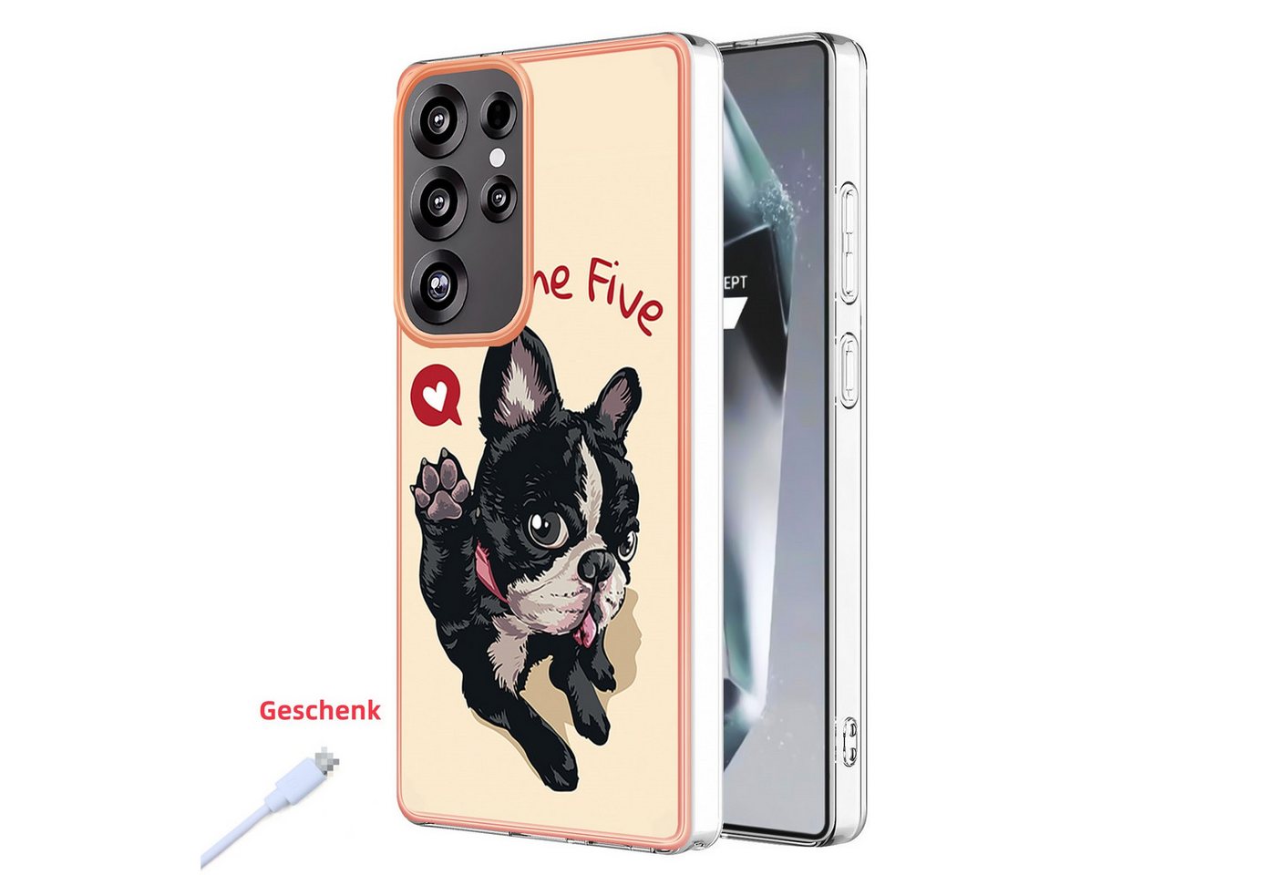 trends for living Handyhülle Gas Hund Handy Hülle für Samsung S25 FE S24 Ultra S23 + S20 Plus trends for living Handyhülle Gas Hund Handy Hülle für Samsung S25 FE S24 Ultra S23 + S20 Plus von trends for living