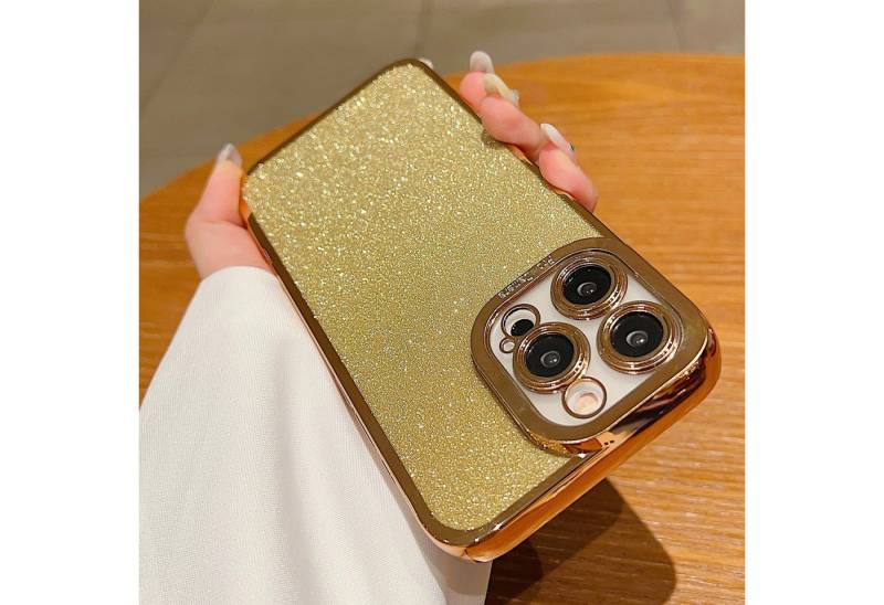 trends for living Handyhülle Glitzer Handyhülle Hülle für iPhone 11 Pro Plus Max Cover Case Schutz von trends for living
