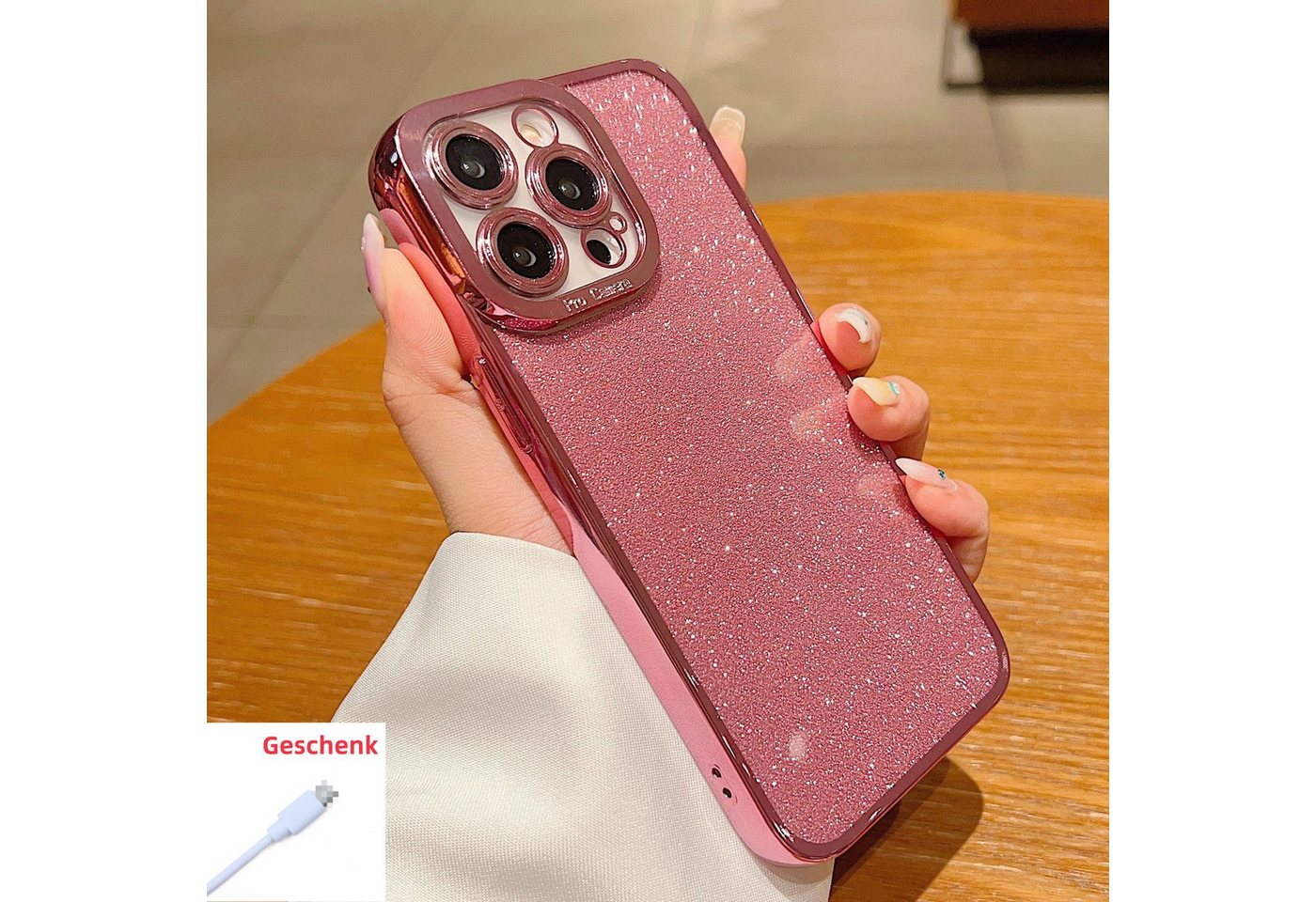 trends for living Handyhülle Handy Hülle für iPhone 12 Pro Plus Max Mini Glitzer Cover Case trends for living Handyhülle Handy Hülle für iPhone 12 Pro Plus Max Mini Glitzer Cover Case von trends for living