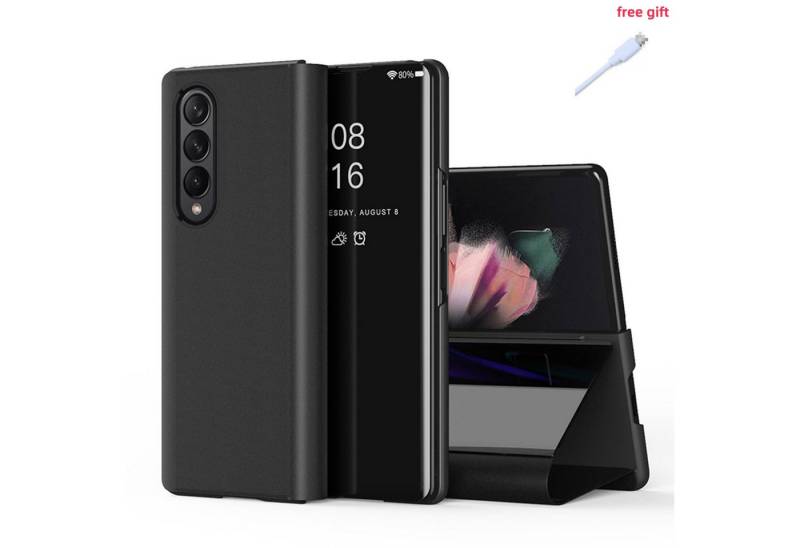 trends for living Handyhülle Handytasche Cover Spiegel Flip Case Schutz Hülle für Samsung Z Fold 5 von trends for living