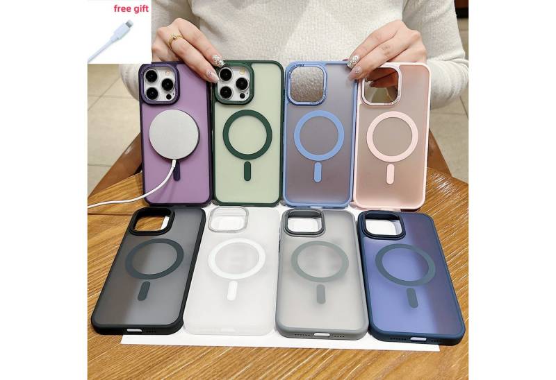 trends for living Handyhülle Hülle für iPhone 12 Pro Plus Max Mini Handy Schutz Case Magsafe von trends for living