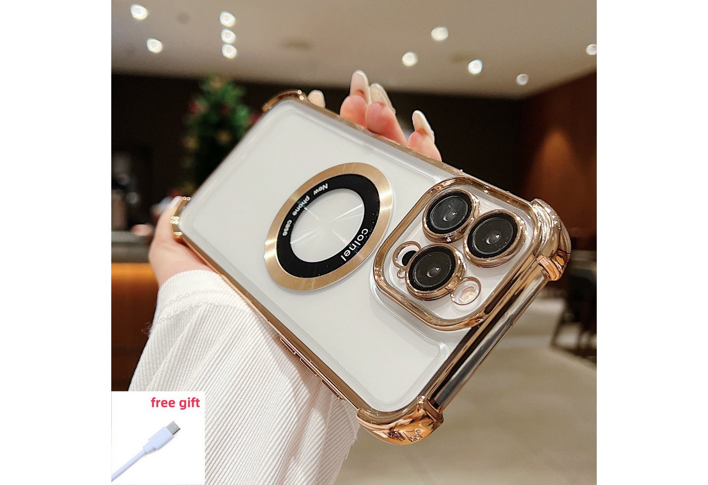 trends for living Handyhülle Hülle für iPhone 14 Plus Kamera Schutz Magsafe Fallschutz Case trends for living Handyhülle Hülle für iPhone 14 Plus Kamera Schutz Magsafe Fallschutz Case von trends for living