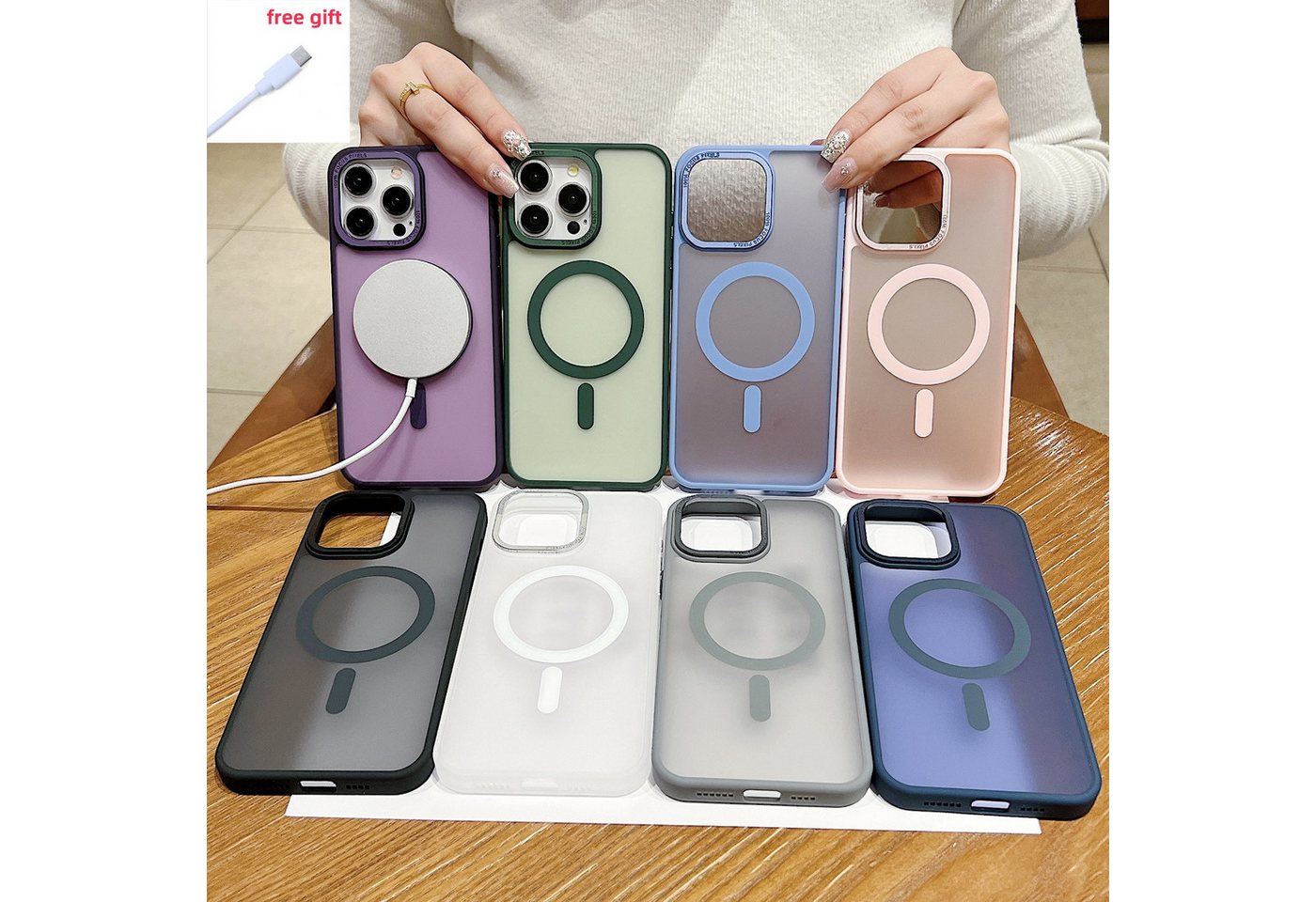 trends for living Handyhülle Hülle für iPhone 15 Pro Plus Max Handy Schutz Case Magsafe trends for living Handyhülle Hülle für iPhone 15 Pro Plus Max Handy Schutz Case Magsafe von trends for living