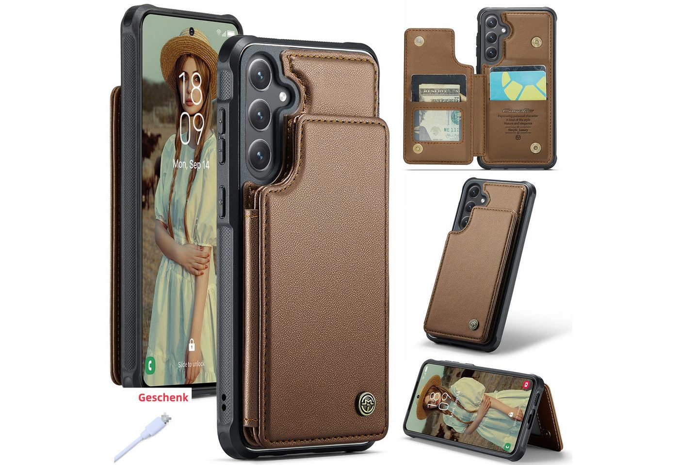 trends for living Handyhülle Leder Case Hülle Schutz für Samsung S23 FE S23 Ultra S23Plus S23 trends for living Handyhülle Leder Case Hülle Schutz für Samsung S23 FE S23 Ultra S23Plus S23 von trends for living