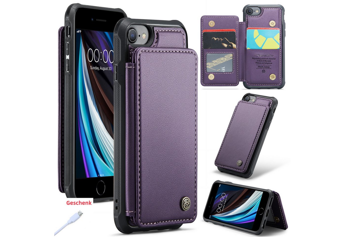 trends for living Handyhülle Leder Handy Hülle Schutz Case für iPhone 15 Pro Max 15 Plus 15 Pro trends for living Handyhülle Leder Handy Hülle Schutz Case für iPhone 15 Pro Max 15 Plus 15 Pro von trends for living