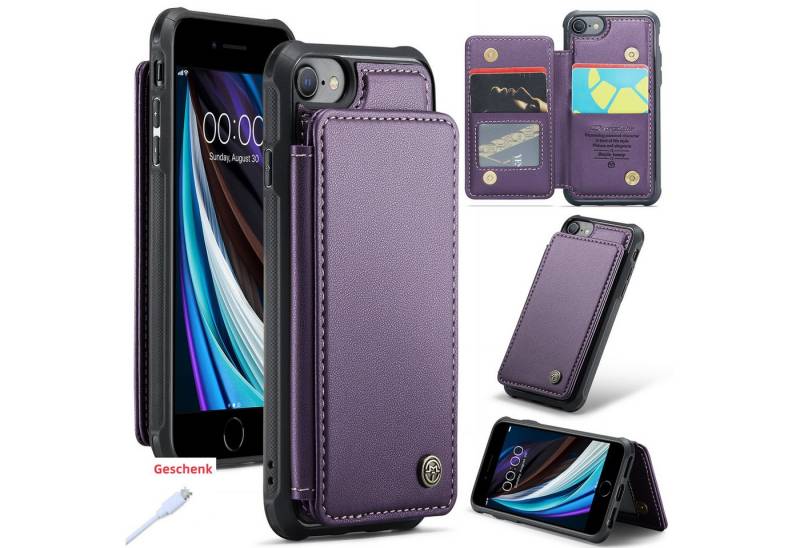 trends for living Handyhülle Leder Handy Hülle Schutz Case für iPhone 15 Pro Max 15 Plus 15 Pro von trends for living