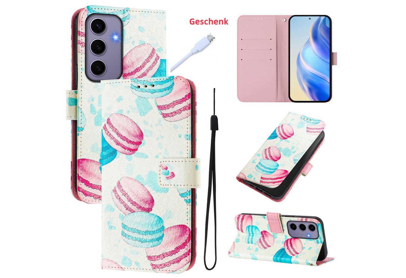 trends for living Handyhülle Leder Hülle für Samsung Galaxy S20 S21 S22 S23 S24 S25 + FE Ultra Plus trends for living Handyhülle Leder Hülle für Samsung Galaxy S20 S21 S22 S23 S24 S25 + FE Ultra Plus von trends for living