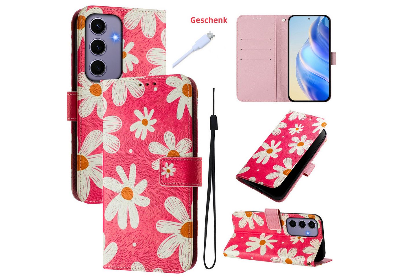 trends for living Handyhülle Leder Hülle für Samsung Galaxy S20 S21 S22 S23 S24 S25 Plus Ultra FE trends for living Handyhülle Leder Hülle für Samsung Galaxy S20 S21 S22 S23 S24 S25 Plus Ultra FE von trends for living