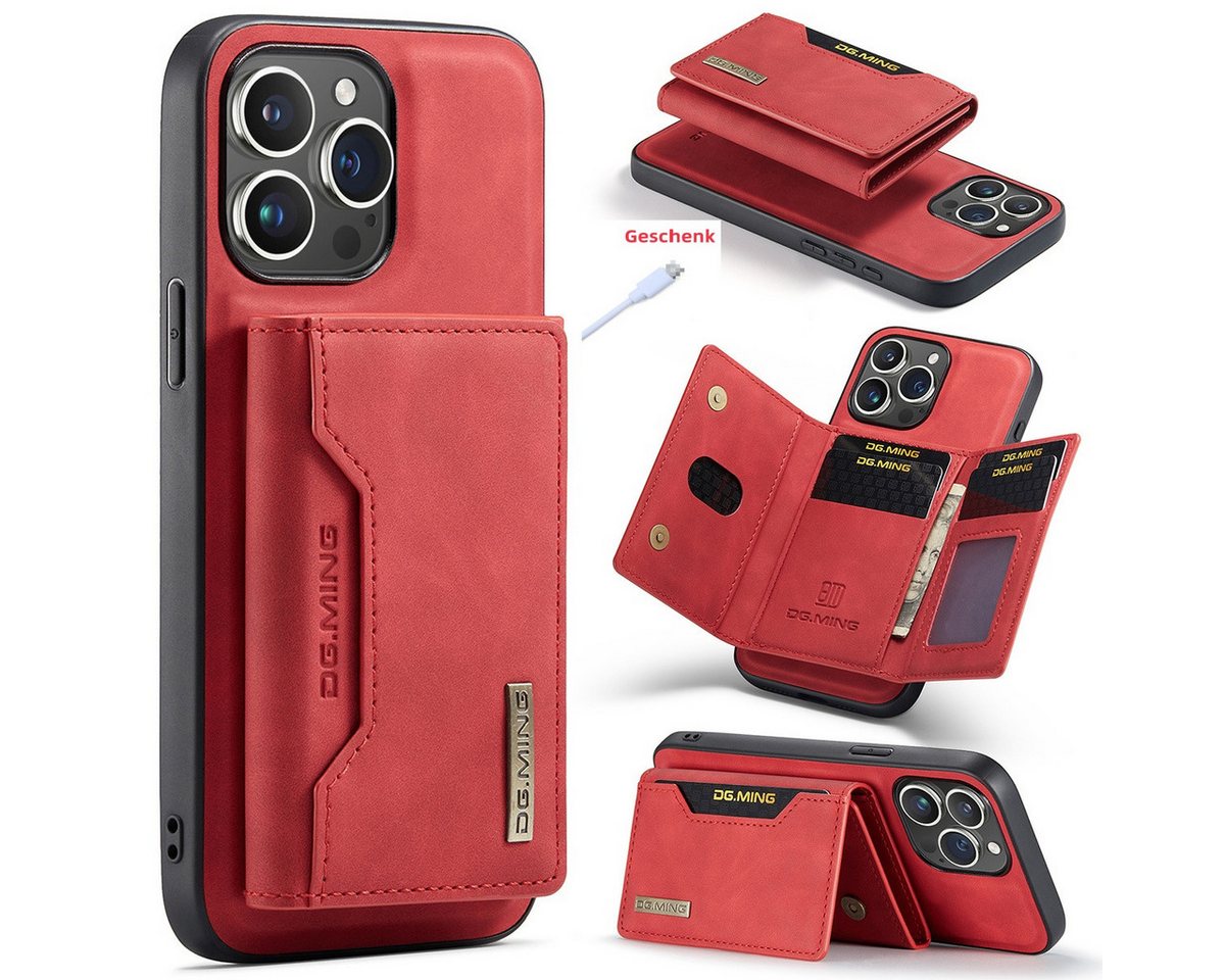 trends for living Handyhülle Leder Hülle für iPhone 16 Pro Max Plus Kamera Wallet Schutz Cover Case trends for living Handyhülle Leder Hülle für iPhone 16 Pro Max Plus Kamera Wallet Schutz Cover Case von trends for living