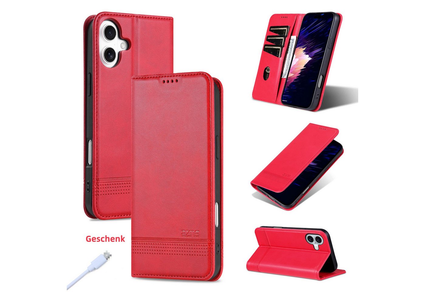 trends for living Handyhülle Leder Magnetisch Hülle Cover für iPhone 12 Pro Max Mini 7 Plus Bumper trends for living Handyhülle Leder Magnetisch Hülle Cover für iPhone 12 Pro Max Mini 7 Plus Bumper von trends for living