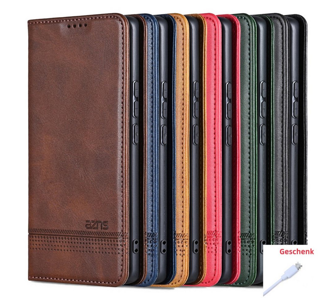 trends for living Handyhülle Leder Magnetisch Stil Hülle Case für Samsung S25 Ultra Kartenschlitz trends for living Handyhülle Leder Magnetisch Stil Hülle Case für Samsung S25 Ultra Kartenschlitz von trends for living