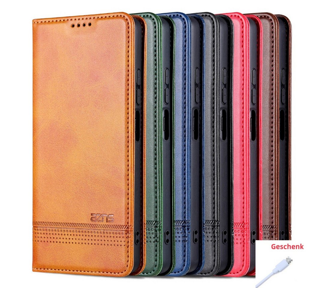 trends for living Handyhülle Leder Magnetischer Stil Hülle für Samsung A16 Schutz Kartenschlitz trends for living Handyhülle Leder Magnetischer Stil Hülle für Samsung A16 Schutz Kartenschlitz von trends for living