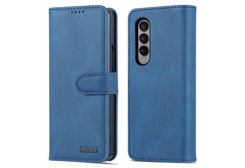 trends for living Handyhülle Leder Tasche Schutz Hülle Folio für Samsung Galaxy Z Fold 6 5 4 3 von trends for living