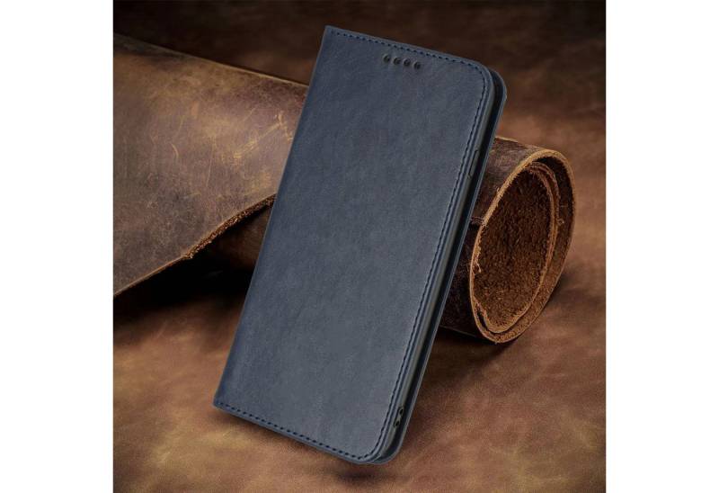 trends for living Handyhülle Leder Wallet-Stil Hülle für iPhone 15 Pro Max Handy Cover Ständer Case von trends for living