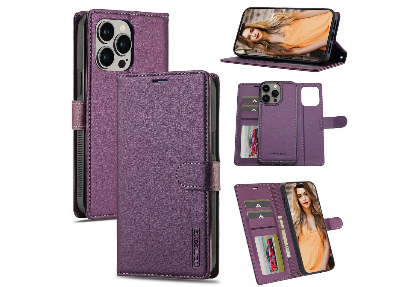 trends for living Handyhülle Magsafe Hülle für iPhone 16 Pro Max Plus Handy Schutz Wallet Case trends for living Handyhülle Magsafe Hülle für iPhone 16 Pro Max Plus Handy Schutz Wallet Case von trends for living