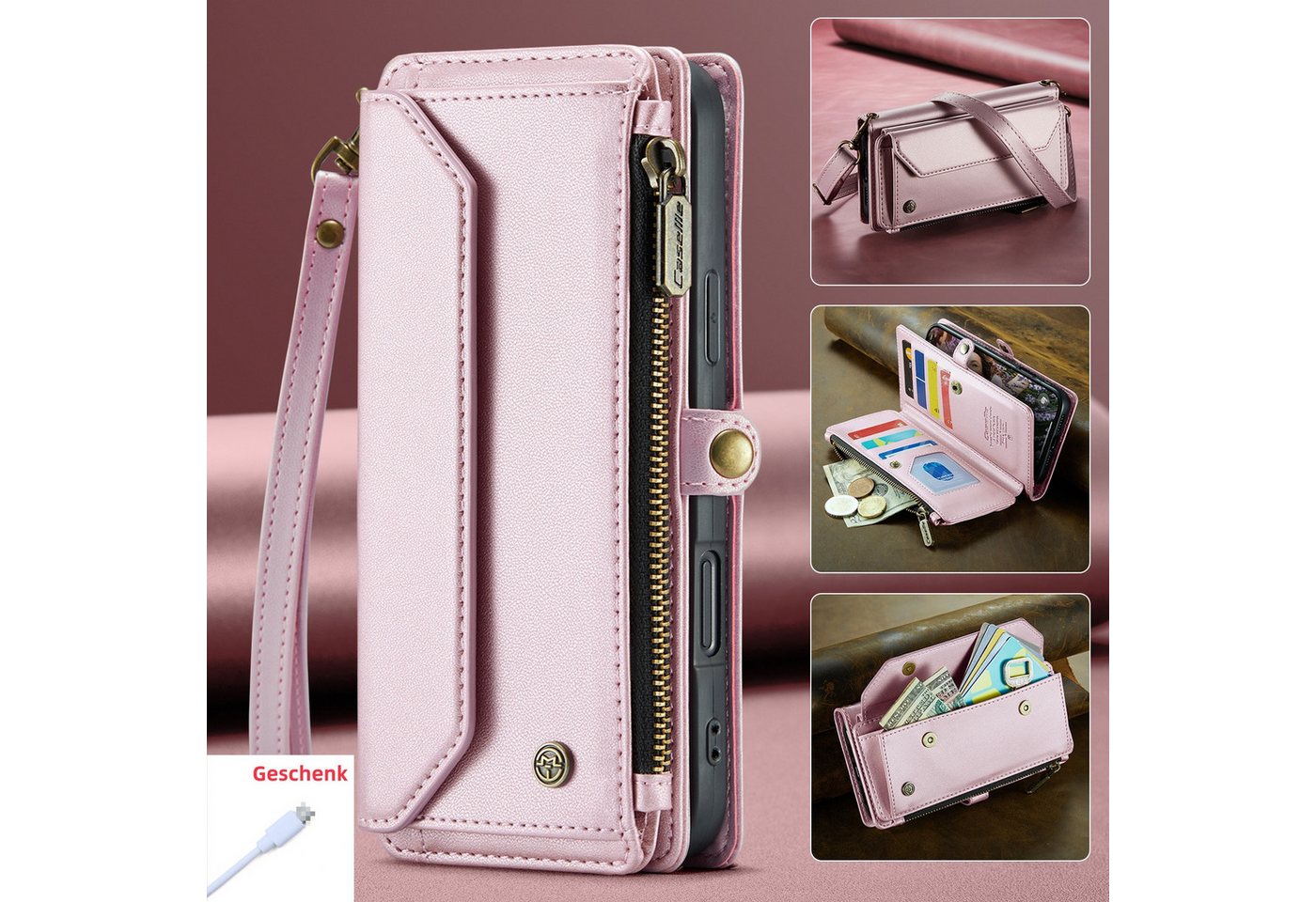 trends for living Handyhülle Magsafe Leder Cover Hülle Mit Schultergur für Samsung Z Fold 6 5 4 3 trends for living Handyhülle Magsafe Leder Cover Hülle Mit Schultergur für Samsung Z Fold 6 5 4 3 von trends for living