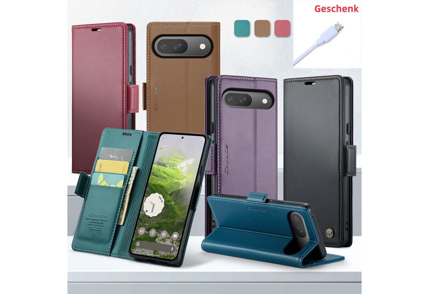 trends for living Handyhülle Magsafe Leder Cover Hülle für Google Pixel Fold 7A 8A 9A 8 9 Pro XL trends for living Handyhülle Magsafe Leder Cover Hülle für Google Pixel Fold 7A 8A 9A 8 9 Pro XL von trends for living