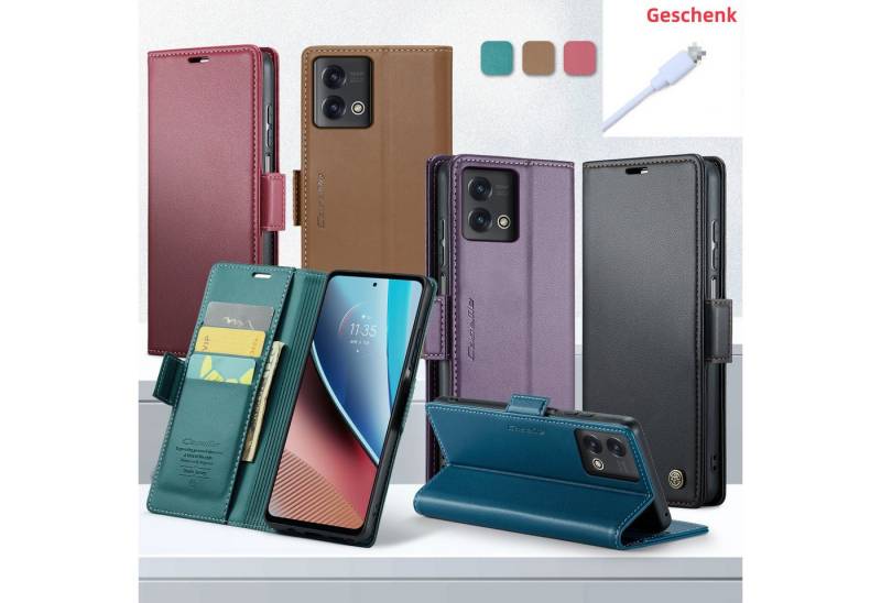 trends for living Handyhülle Magsafe Leder Handy Hülle für Moto G Stylus Tasche Cover Case TPU von trends for living