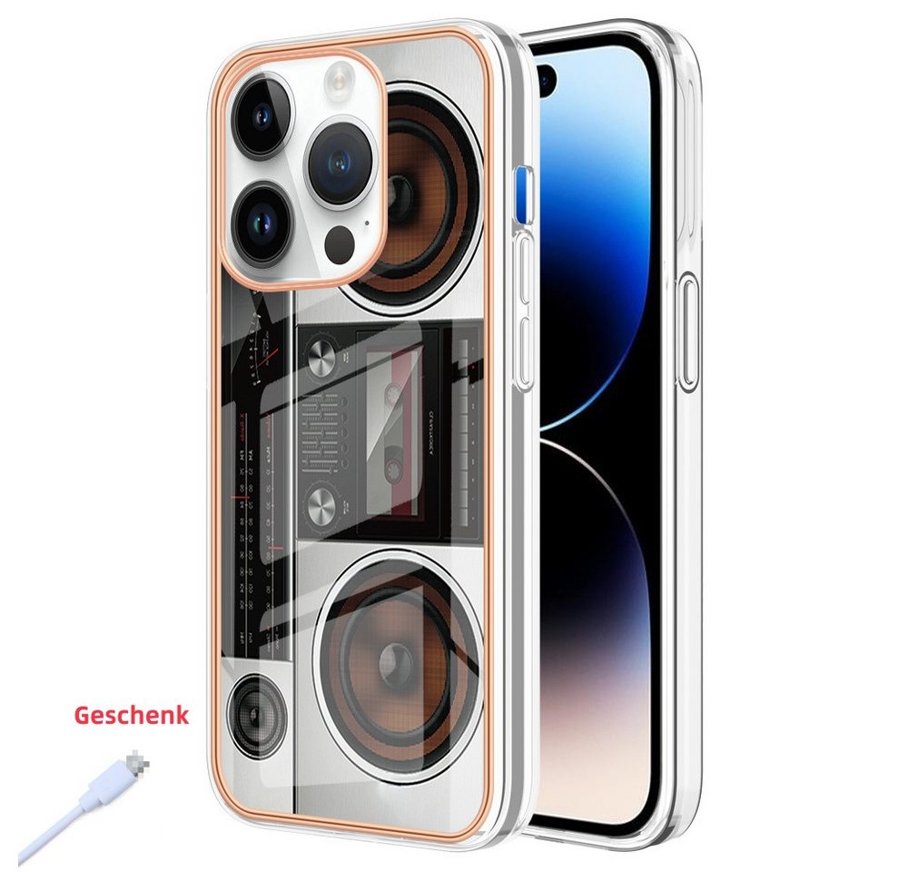 trends for living Handyhülle Radio Handy Hülle für iPhone X XS 12 13 14 15 16 Pro Max Plus Cover trends for living Handyhülle Radio Handy Hülle für iPhone X XS 12 13 14 15 16 Pro Max Plus Cover von trends for living