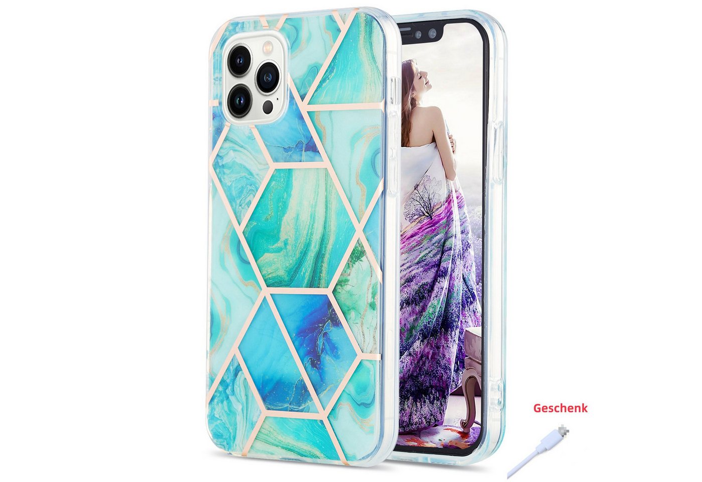 trends for living Handyhülle Splice Marmor Hülle für iPhone X XS 12 13 14 15 16 Pro Max Plus Schutz trends for living Handyhülle Splice Marmor Hülle für iPhone X XS 12 13 14 15 16 Pro Max Plus Schutz von trends for living