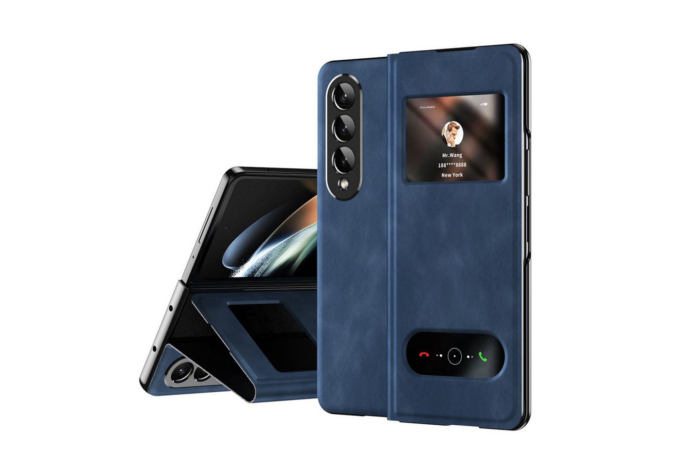 trends for living Handyhülle Tasche Leder Schutz Hülle Folio Für Samsung Galaxy Z Fold 5 4 3 2 trends for living Handyhülle Tasche Leder Schutz Hülle Folio Für Samsung Galaxy Z Fold 5 4 3 2 von trends for living
