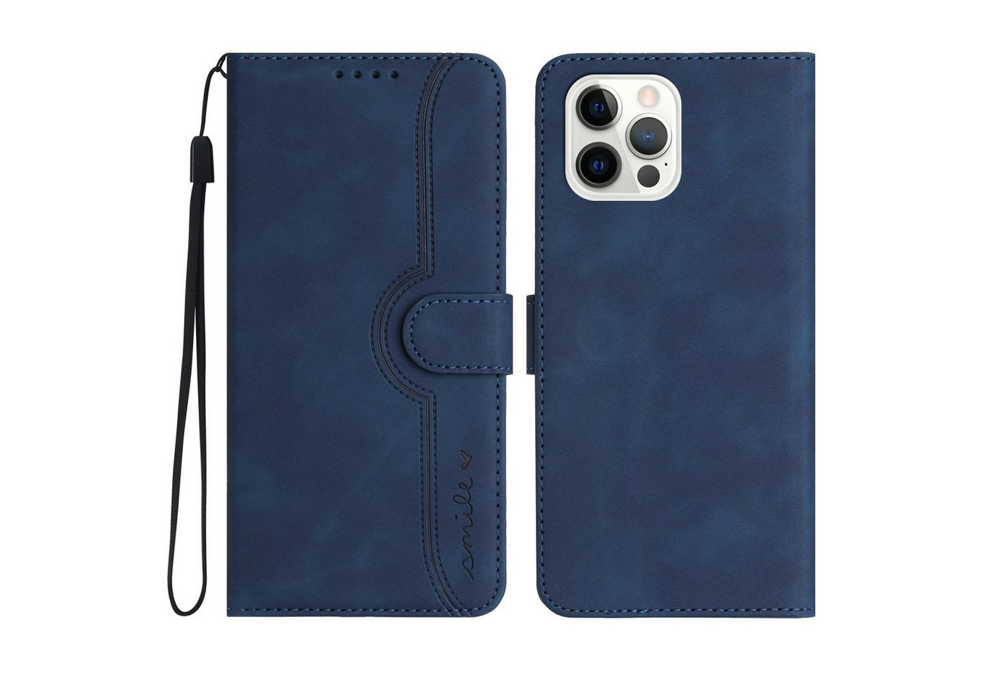 trends for living Handyhülle Wallet-Stil Hülle für iPhone 14 Pro Plus Ständer Leder Handy Cover trends for living Handyhülle Wallet-Stil Hülle für iPhone 14 Pro Plus Ständer Leder Handy Cover von trends for living