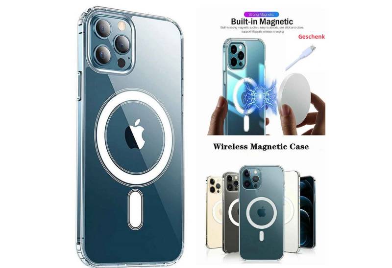 trends for living Handyhülle Weich Hülle für iPhone 15 Pro Max 14 Plus 13 Magsafe Handy Cover von trends for living
