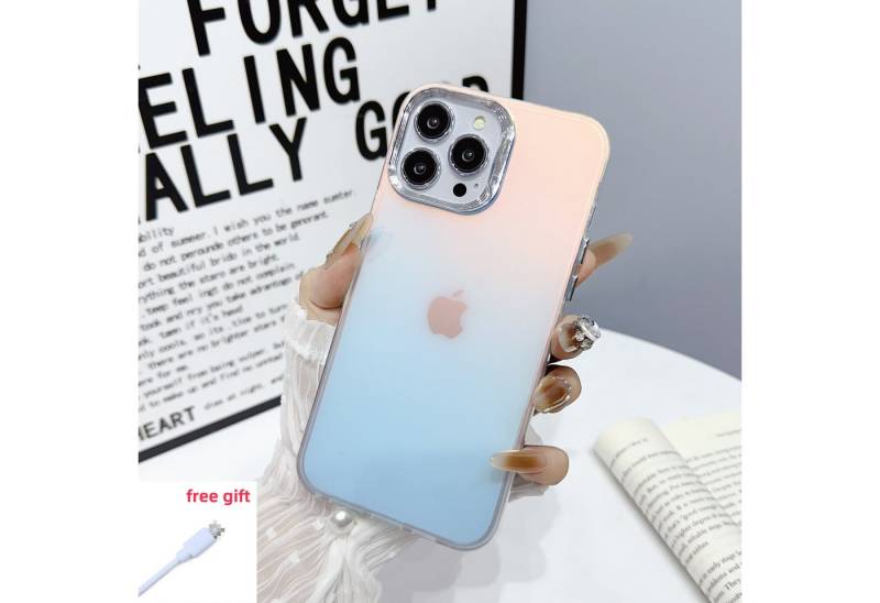 trends for living Handyhülle Weiche Hülle für iPhone 13 14 15 Pro Max Plus Handy Schutz Case Cover von trends for living