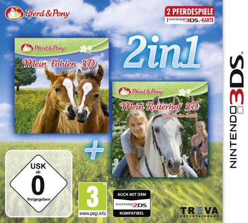 2in1: Mein Fohlen 3D + Mein Reiterhof 3D - Rivalen im Sattel - [Nintendo 3DS] von treva