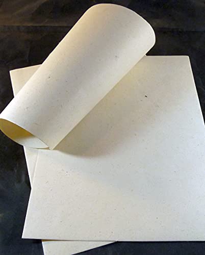 paperfreak: feines HANFPAPIER feines Schreibpapier ca75g/m² Briefpapier Druckerpapier handgeschöpft A4 40 Bogen von tribal paper