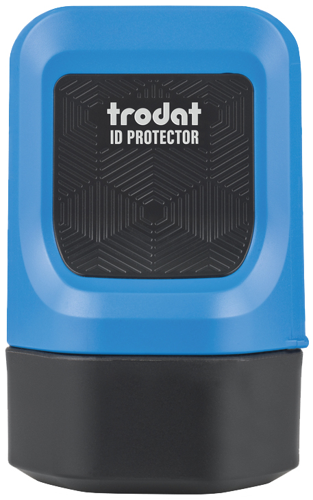 trodat Datenschutz-Rollstempel ID Protector, blau von trodat