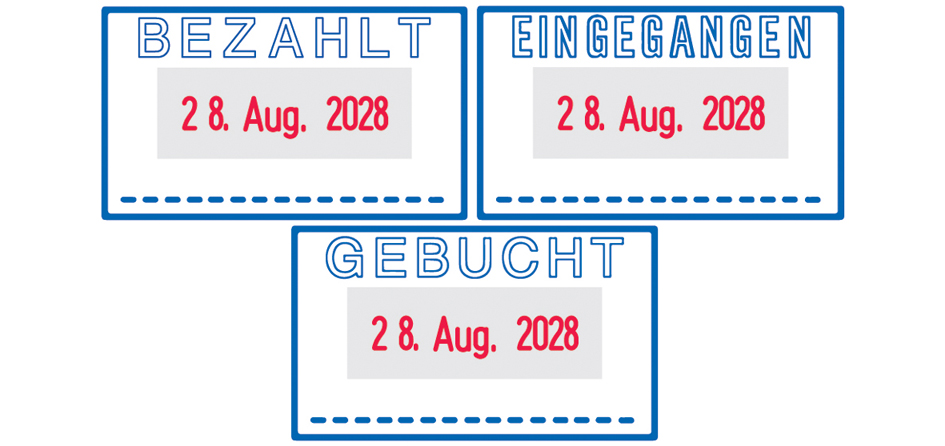 trodat Datumstempel Printy 4.0 4750/L , BEZAHLT, von trodat