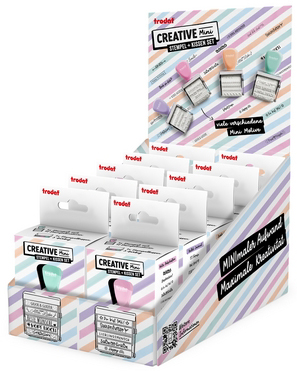 trodat Kreativstempel-Set Creative Mini, Theken-Display von trodat